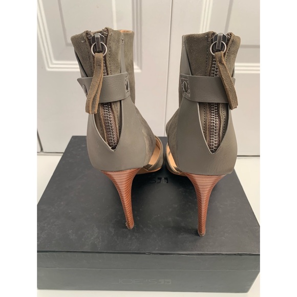 Cute Suede Ankle Heels - Picture 2 of 4